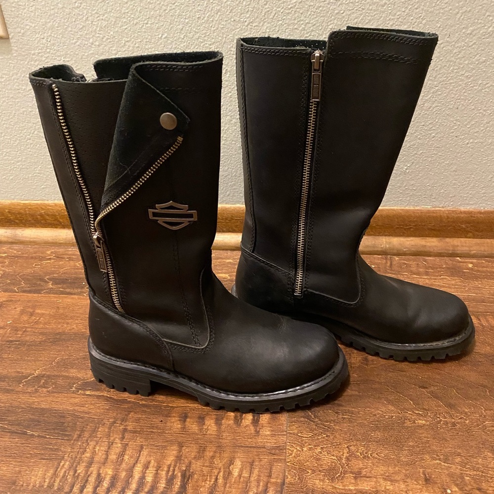 Genuine leather Harley Davidson boots